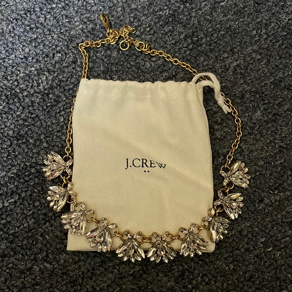 JCrew lotus necklace